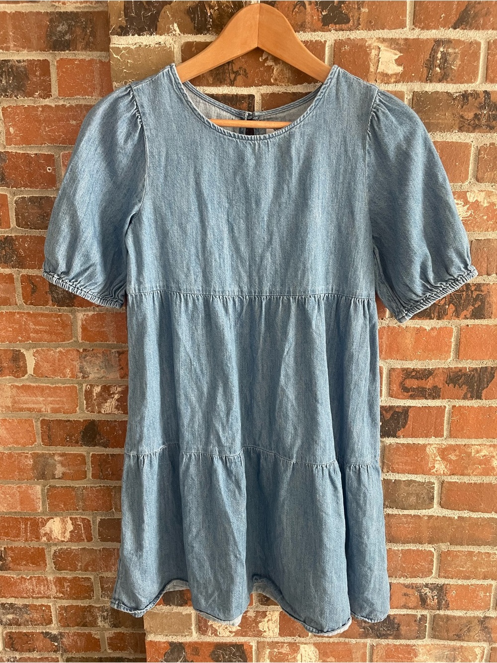 Old Navy Light Blue Denim Sundress